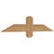 Ekena Millwork Eugene Smooth Timber Gable Bracket, Western Red Cedar, 36"W x 7"H x 1 1/2"D x 3 1/2"F, 5/12 Pitch GBW036X07X0204EUG00SWR - alternate 2
